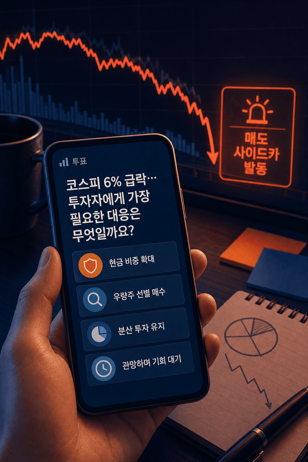 코스피 6% 급락…투자자에게 가장 필요한 대응은 무엇일까요?