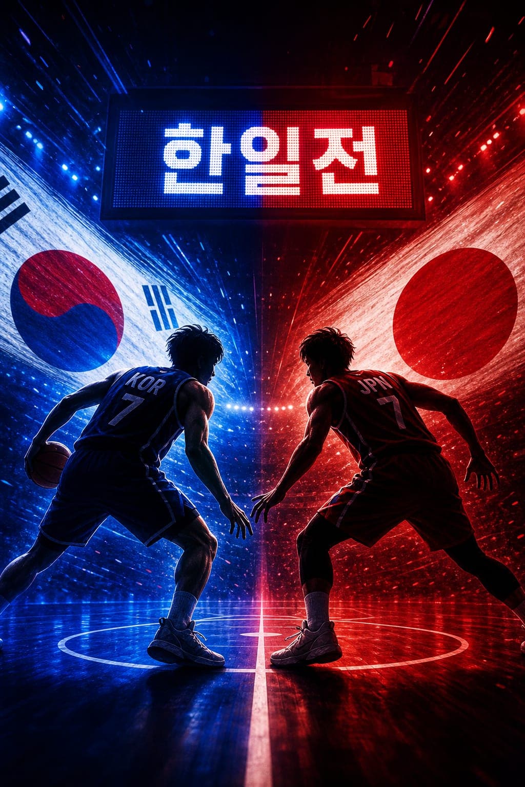한일전 앞둔 한국 남자농구, 조 1위까지 차지할까요?