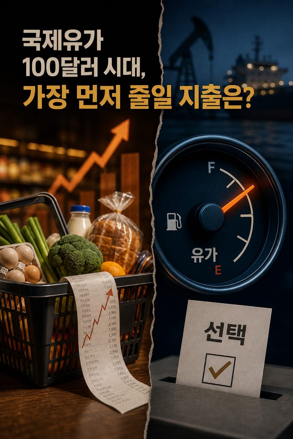 국제유가 100달러 시대, 가장 먼저 줄일 지출은?